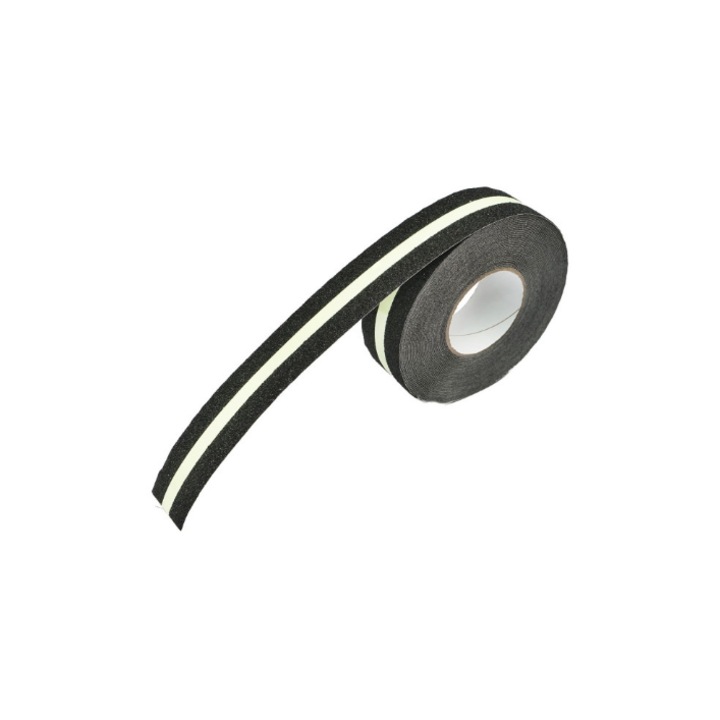 Banda reflectorizanta anti alunecare Dimensiuni 50 mm x 20 m, Forta de frecare 1,13 %