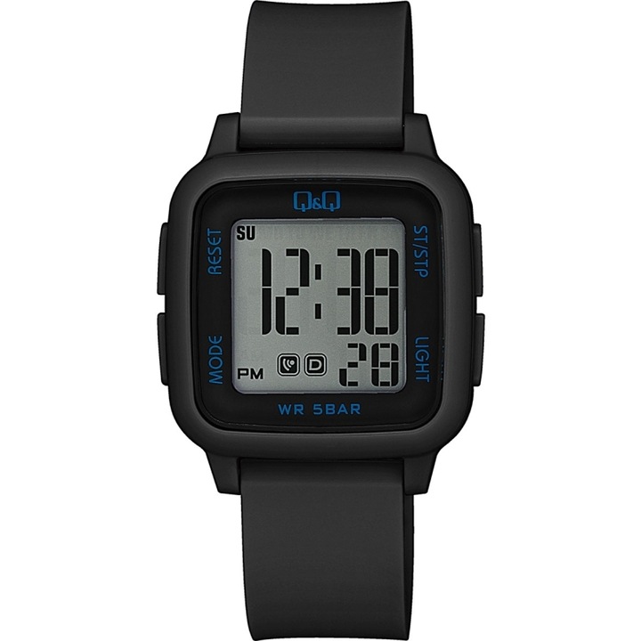 Ceas dama Q&Q-Quartz, Gri, Negru