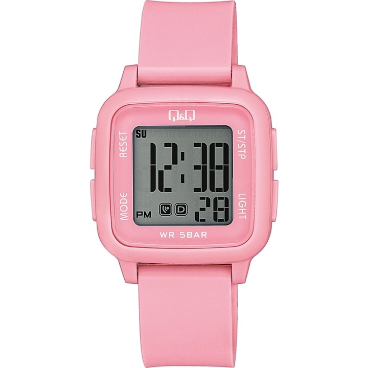 Ceas dama Q&Q Quartz Roz, Gri, Roz