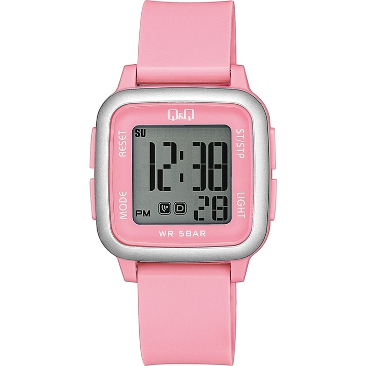 Ceas dama Q&Q Quartz Roz, Gri, Roz