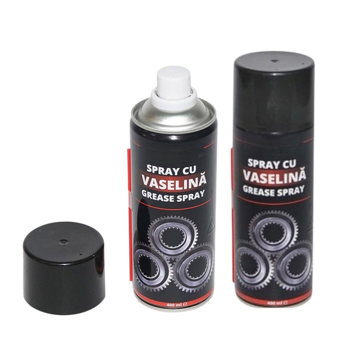 Fehér folyékony vazelin spray 400ml, ellenáll a magas hőmérsékletnek és keni az alacsony hőmérsékletet - 2 db