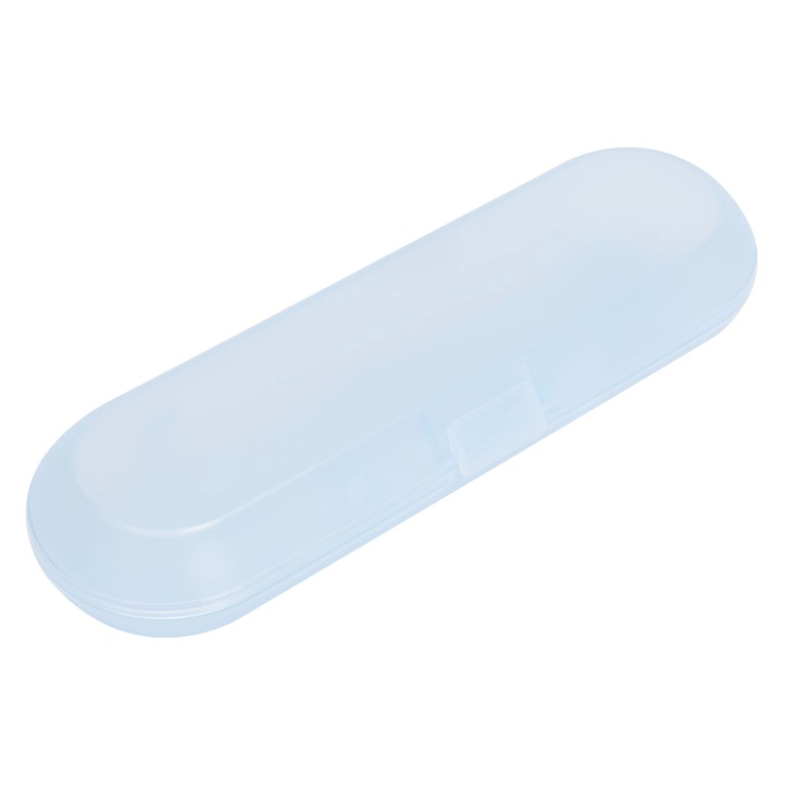 Etui de voiaj pentru periuta de dinti electrica universala Pebadent, transparent Albastru