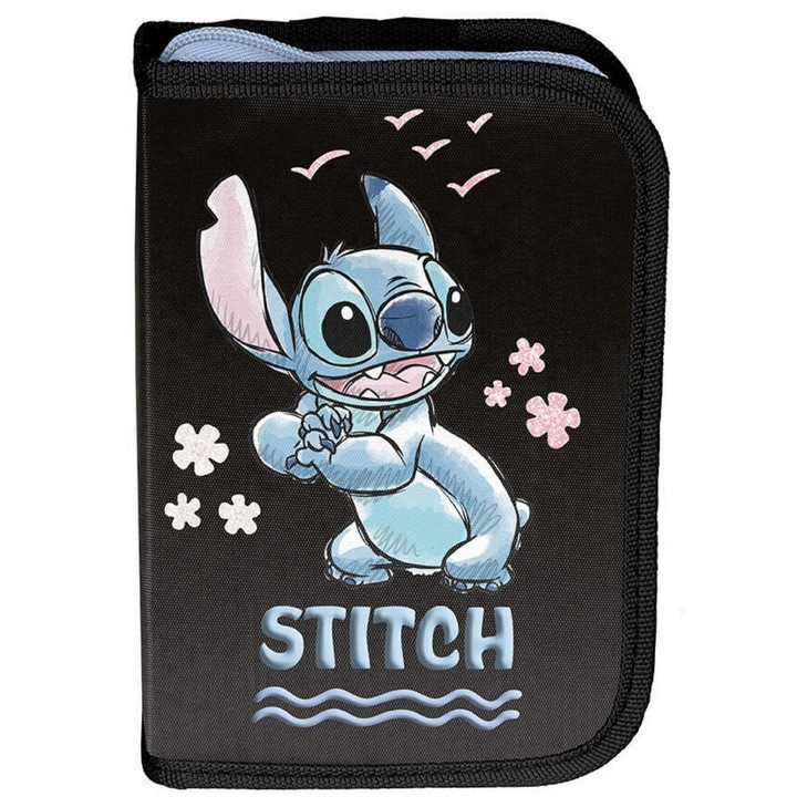 PASO моливник, едно отделение, с 9 молива, 7 маркера, многоцветен, 19.5x13x3.5 cm