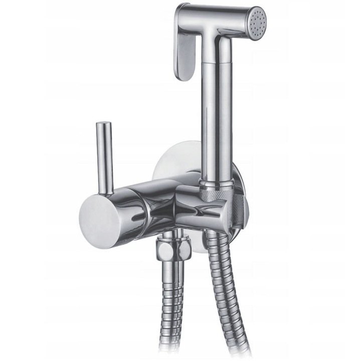 Смесител за душ Invena, хром, 1/2", 25мм, 125см