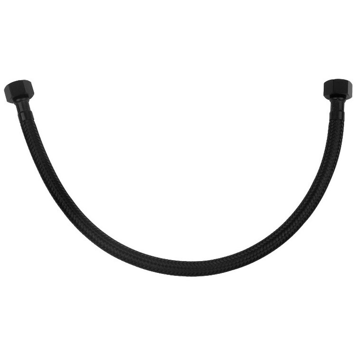 Гъвкав конектор, TECRA, найлон, черен, 3/8"x3/8", 60 см