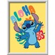 Комплект за рисуване по номера CreArt, Aloha Disney Stitch