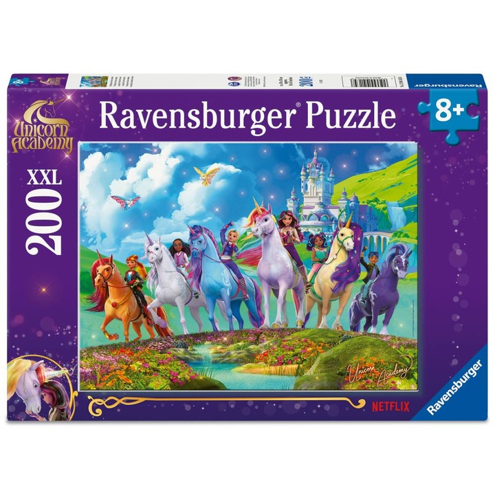 Puzzle Ravensburger XXL - Academia Unicornilor, 200 piese