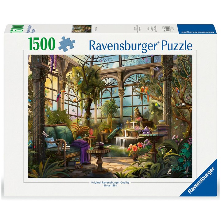 Ravensburger Puzzle - Növényekkel teli ház, 1500 darabos