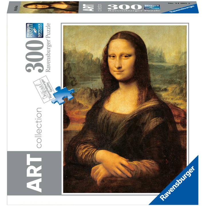 Ravensburger Puzzle - Leonardo da Vinci, Mona Lisa, 300 darab