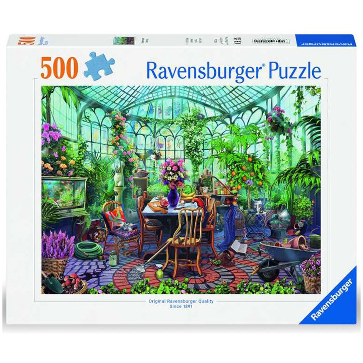 Ravensburger Puzzle, Reggel a kertben, 500 darabos