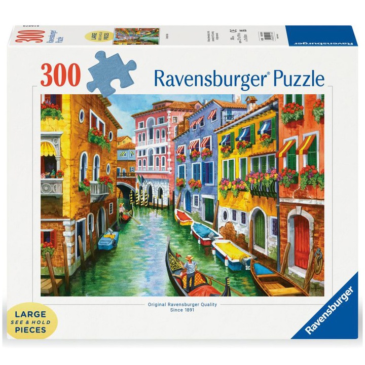 Puzzle Ravensburger - Plimbare cu gondola, 300 piese