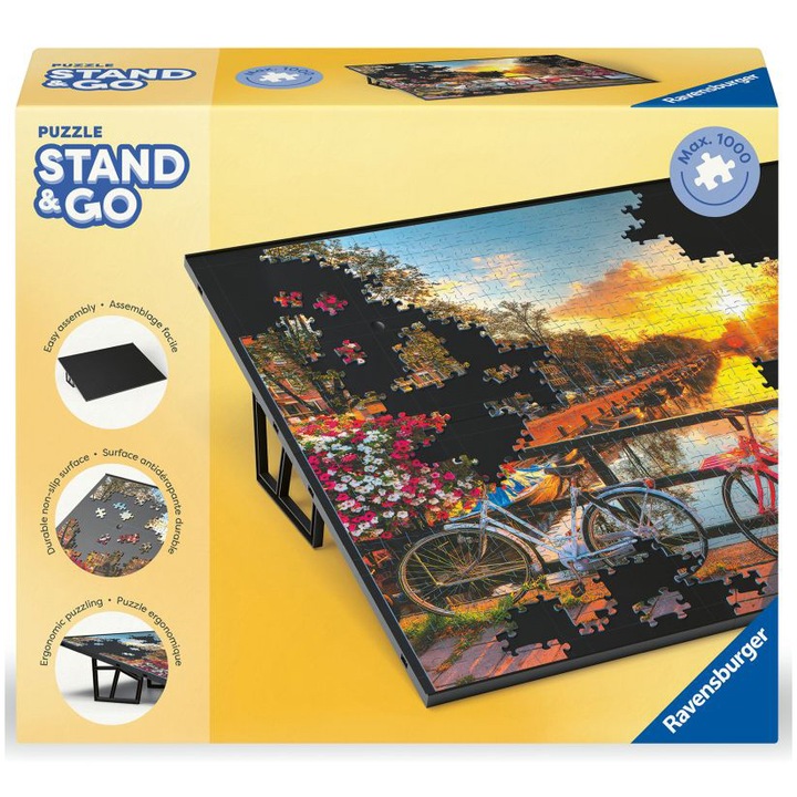 Suport portabil Ravensburger pentru puzzle, 50 x 70 cm
