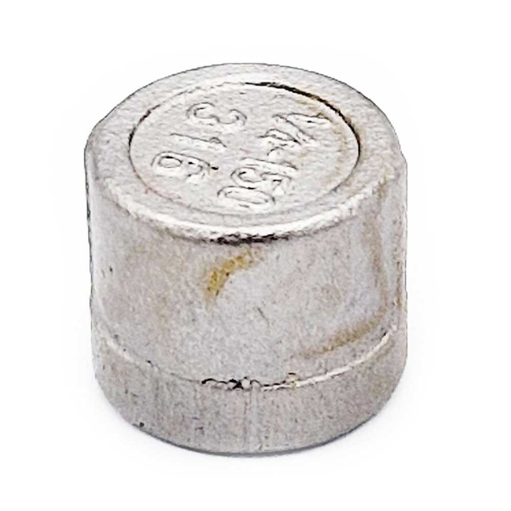 Capac 1/4" GW, PEPTE, otel inoxidabil 316, 14mm x 16,5mm