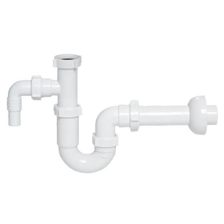 Тръбен сифон Tycner 5/4" мм, изход за пералня/съдомиялна машина, 32 мм