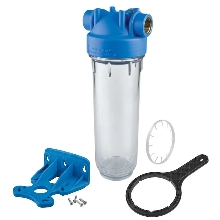 Carcasa filtru apa Atlas Filtri 10", transparenta, 3/4" alama