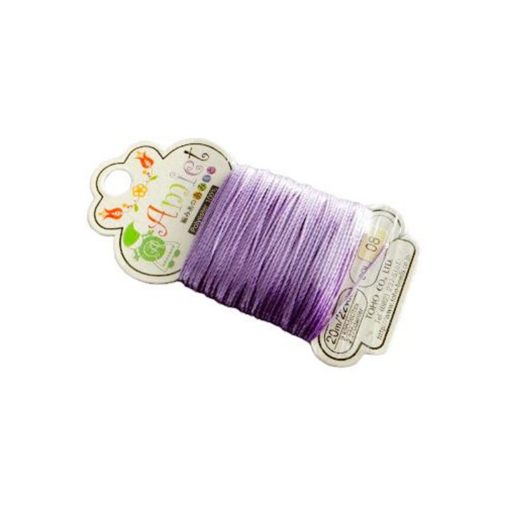 Ata pentru insirare mergele Toho Amiet 20m/0.5mm, 08 – liliac