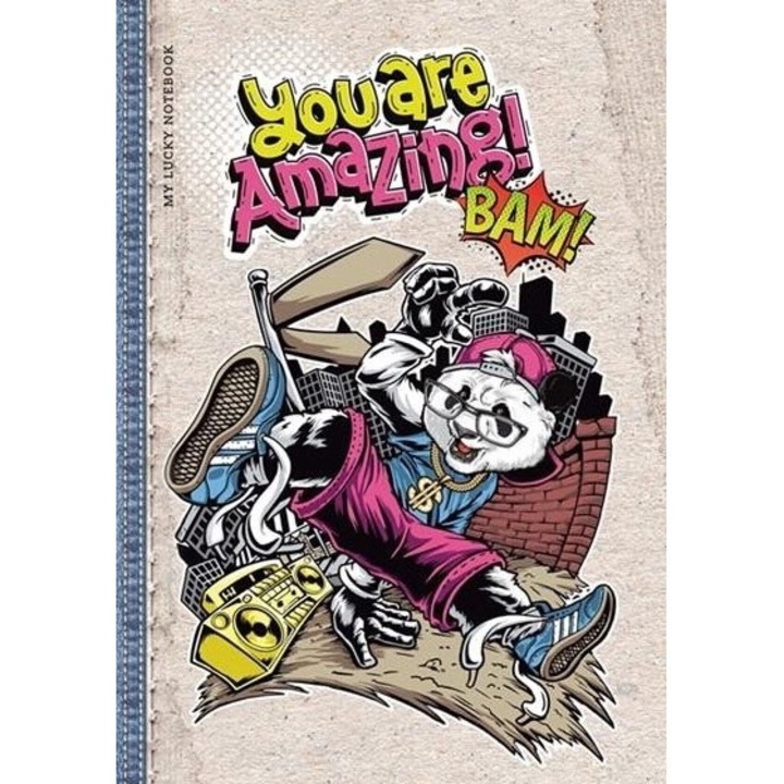 Декоративен тефтер 143x210/64K Panda FRESH line