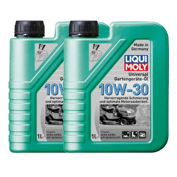 Pachet 2 litri Ulei Liqui Moly universal pentru echipamente de gradinarit 10W30