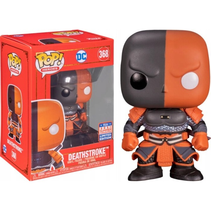 Figurina Funko POP! DC Heroes Imperial Deathstroke 368 Limited Edition, design detaliat, multicolor, 10cm