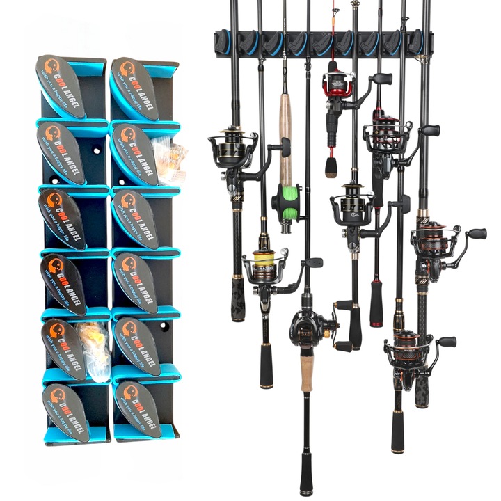 Set 2 suporturi de undite Cool Angel, montare lipire/gaurire, 30x5.3cm