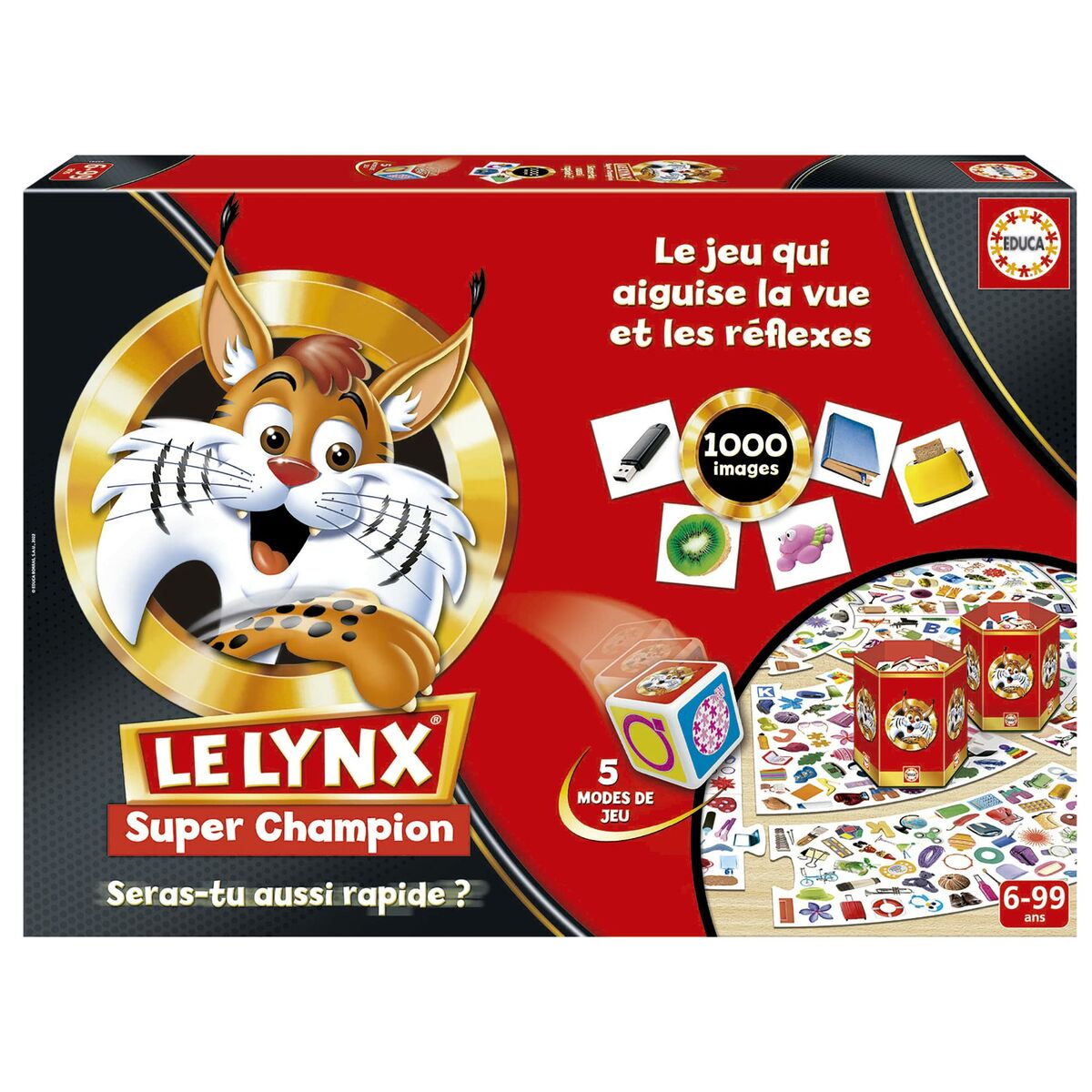 Joc de societate Educa Le Lynx: Super Champion, limba franceza