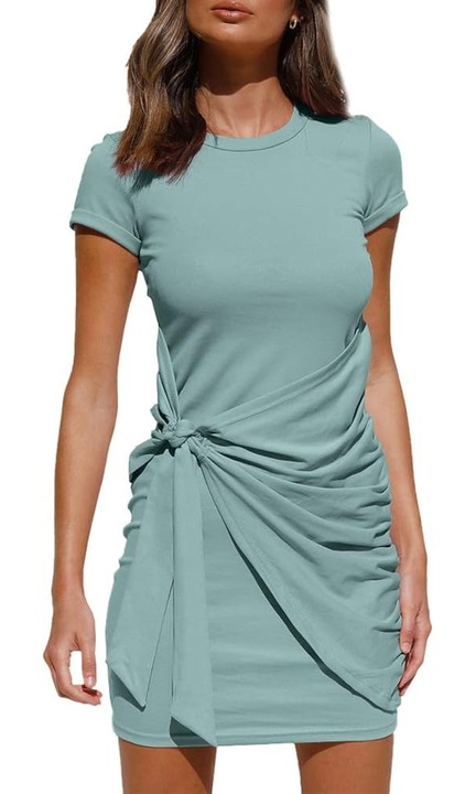 Jormftte alkalmi ruha, fodros, kerek nyakú, poliészter