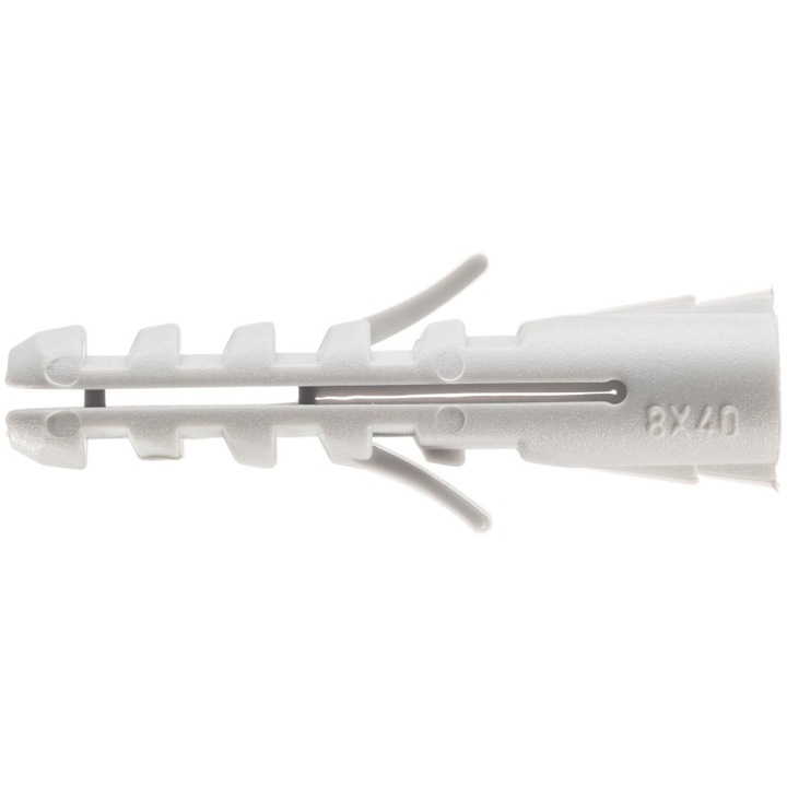 Diblu nylon E/E 8 x 40 mm gri Elematic
