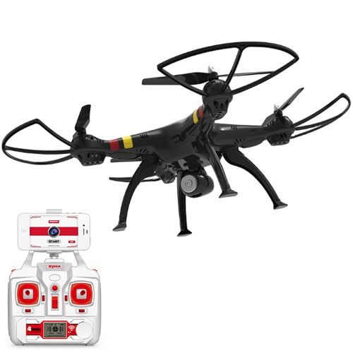 Quadcopter Syma Explorers WiFi FPV cu Camera Video HD Negru