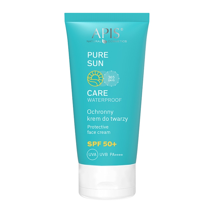APIS COSMETICS SPF 50 arckrém, 50 ml, UVA/UVB védelem, intenzív hidratálás