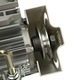 660 W-os szénkefe nélküli varrógépmotor, magas hőmérsékletű rézhuzallal, ipari használatra, szürke