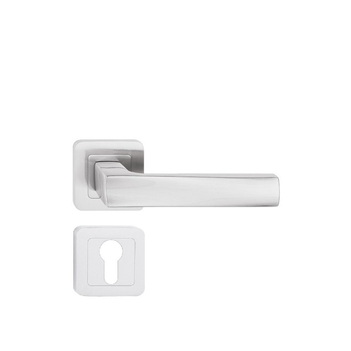 Manere usi IBIZA nichel satinat, rozeta yala