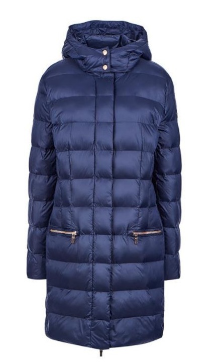 Geaca barbati, Emporio Armani EA7, croiala slim, albastru marin, 100% poliester