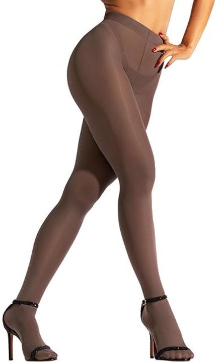 Colanti, Kufer, iarna, elastici, maro, fleece, One Size INTL