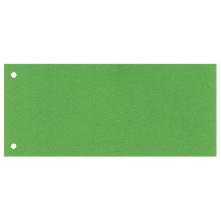 Interfata pentru sortare documente 1/3 A4 Esselte, 100 buc, 105x240mm, verde