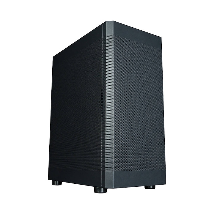 Carcasa PCCooler „C3 D510”, middle tower, gaming, fara sursa, suporta 8xfan, PSU shroud, USB 3.1 gen 1 x 2, audio, mic, 7 sloturi expansiune, alb