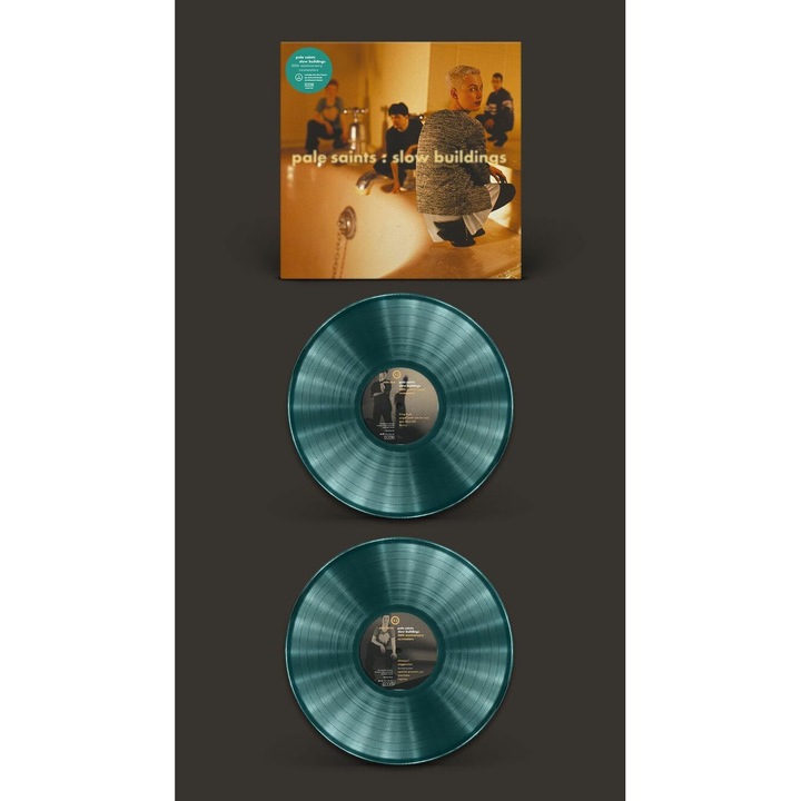 Vinil 4AD Pale Saints - Slow Buildings (30th Anniversary) Deluxe Edition 2xLP, petrol blue