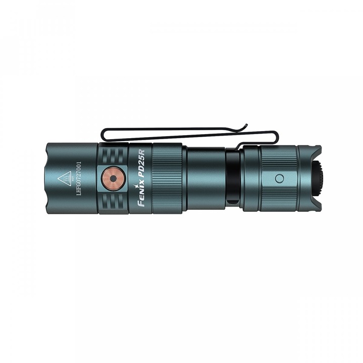 Фенер Fenix PD25R, алуминий, 800 лумена, 250 м, USB-C, зелен