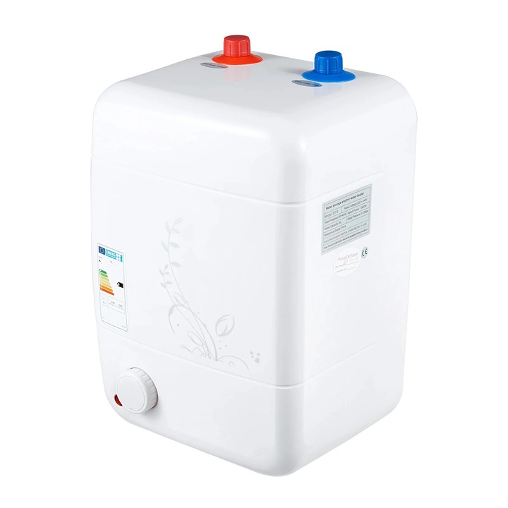 Електрически бойлер 8 л, 1500 W, регулируема температура, M, бял