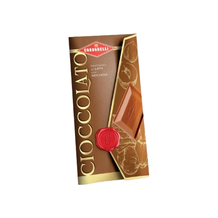 Tableta ciocolata cu lapte si alune Nocciole Condorelli 100g
