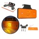 Lampa galbena agabaritica 4 leduri galbene, posibilitate prindere sub si pe lateralul remorcii, platformei, basculantei si a altor utilaje - 5 pcs