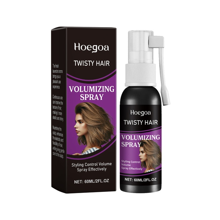 Spray volumizant pentru par Hoegoa, indepartare ulei, efect de par des, 60ml