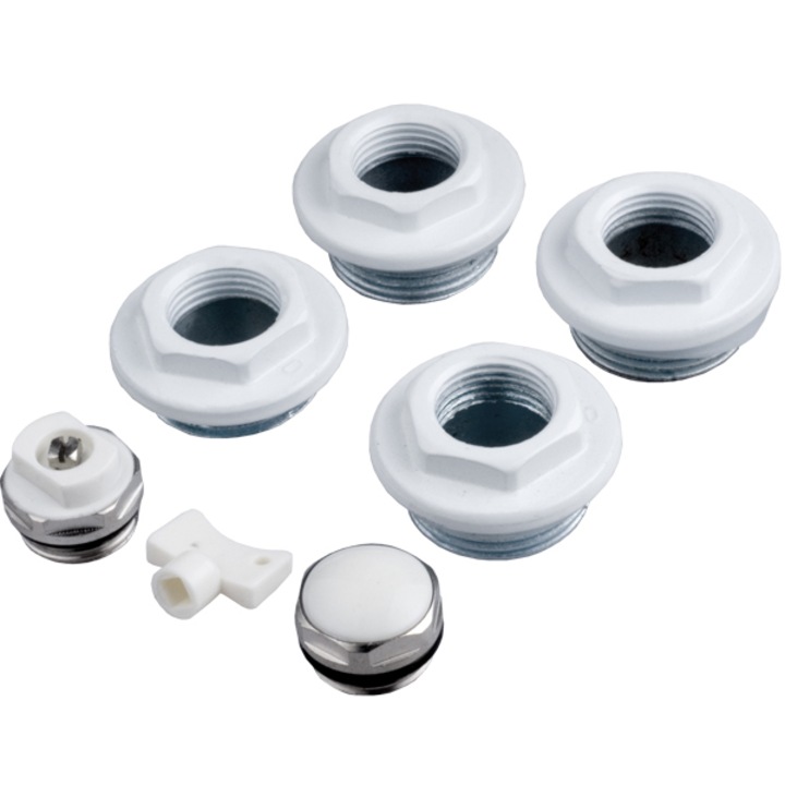 Set accesorii pentru conectarea caloriferului Alatus, 1"x1/2", 6 piese