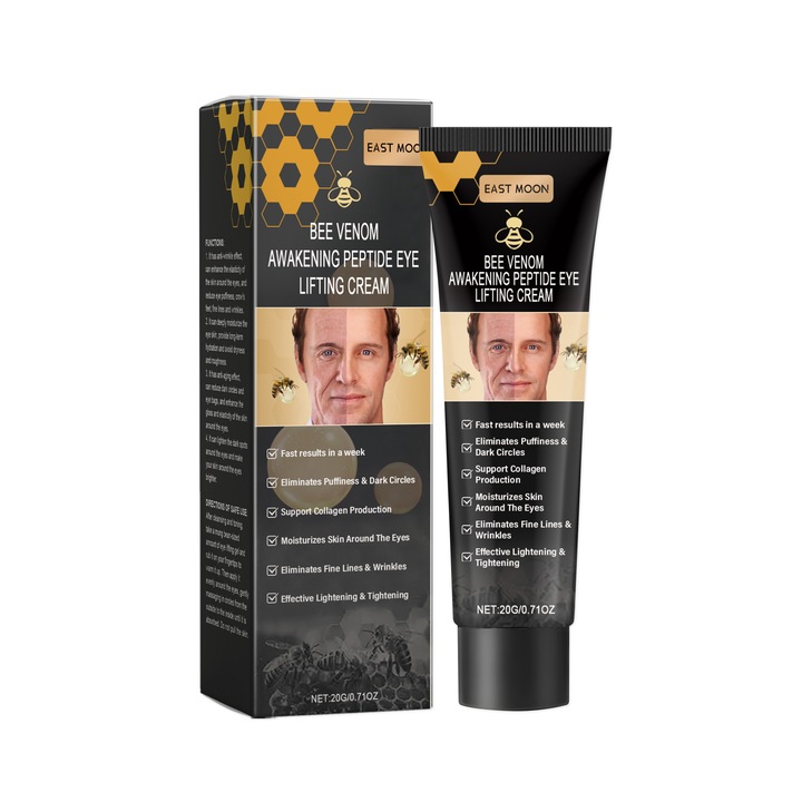 East Moon szemkörnyékápoló gél férfiaknak, 20ml, csökkenti a ráncokat és a sötét karikákat