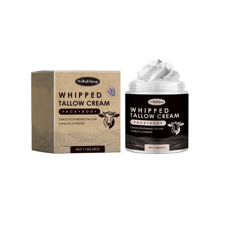 Nyugtató levendulás bőrkrém, WoodSleep, hidratálja és táplálja a száraz bőrt, bőrápoló krém, 2 db.