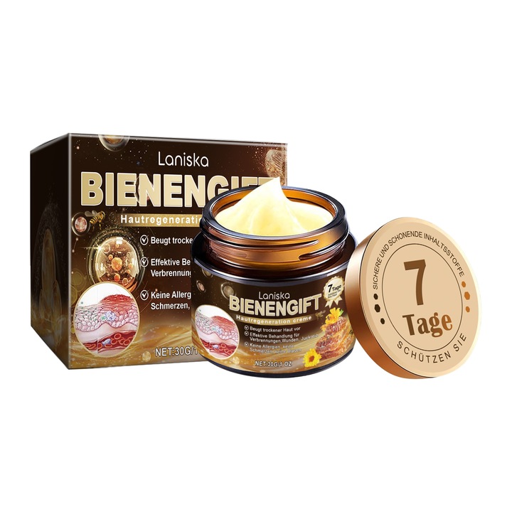 Crema nutritiva cu venin de albine Laniska, 2 bucati, hidratanta
