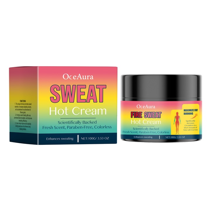 Gel de corp OceAura Citrus Mint, set 2 bucati, imbunatateste fermitatea, ajuta la arderea grasimilor