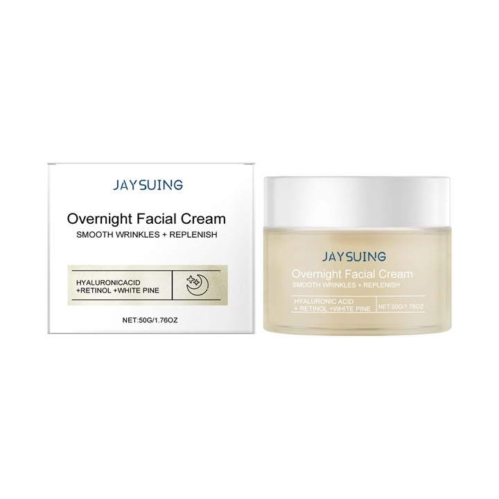 Crema de noapte hidratanta Jaysuing, cu extract de scoarta de pin