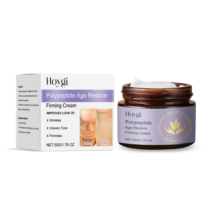 Полипептиден крем за лице, Hoygi, лека хидратация, 50 мл