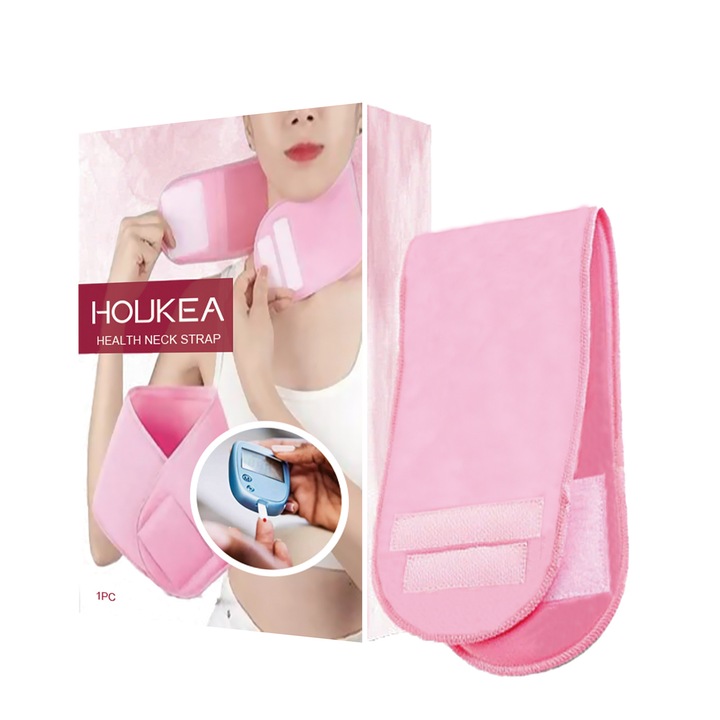 Curea de gat Houkea Health, amelioreaza oboseala corporala, presiunea de relaxare a gatului, zahar, confort, ingrijire medicala, 2 buc