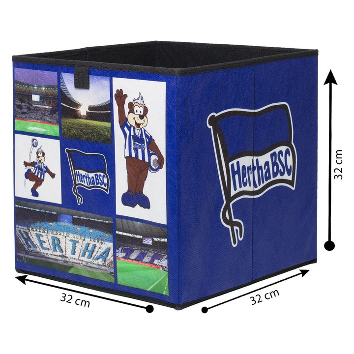 Cutie pliabila depozitare din material textil, 30 x30 x30 cm